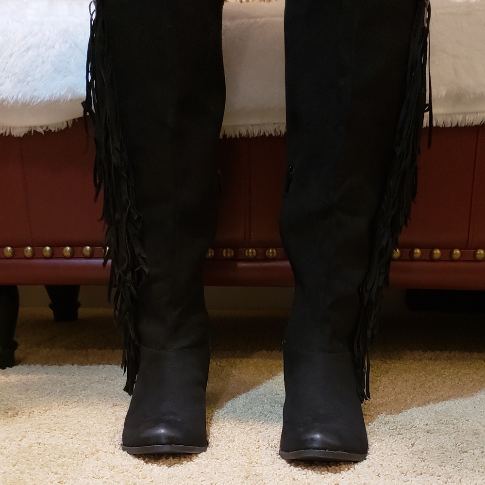 Black boots